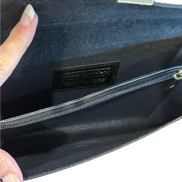 Viola Castellani Black Leather Crossbody - Picture 12 of 14
